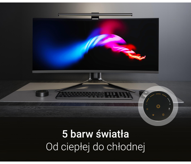 Silver Monkey Lampka do monitora z pilotem i czujnikiem otoczenia LB300 - 1361013 - zdjęcie 6